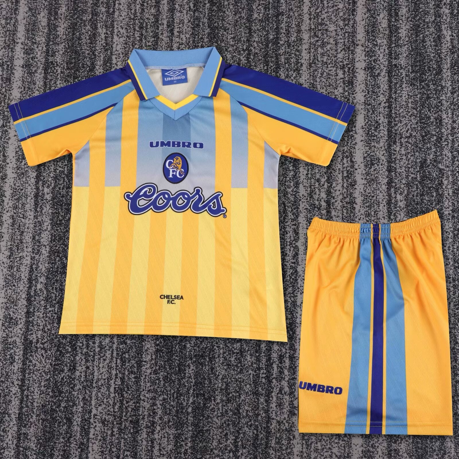 1995/1997 Retro Chelsea Away Football Shirt Kids Size 1:1 Thai Quality