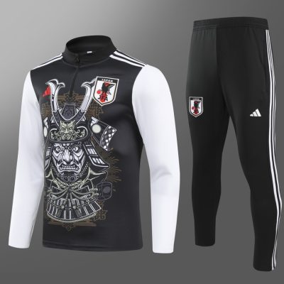 2024/2025 Japan Half-Pull Black Football Shirt