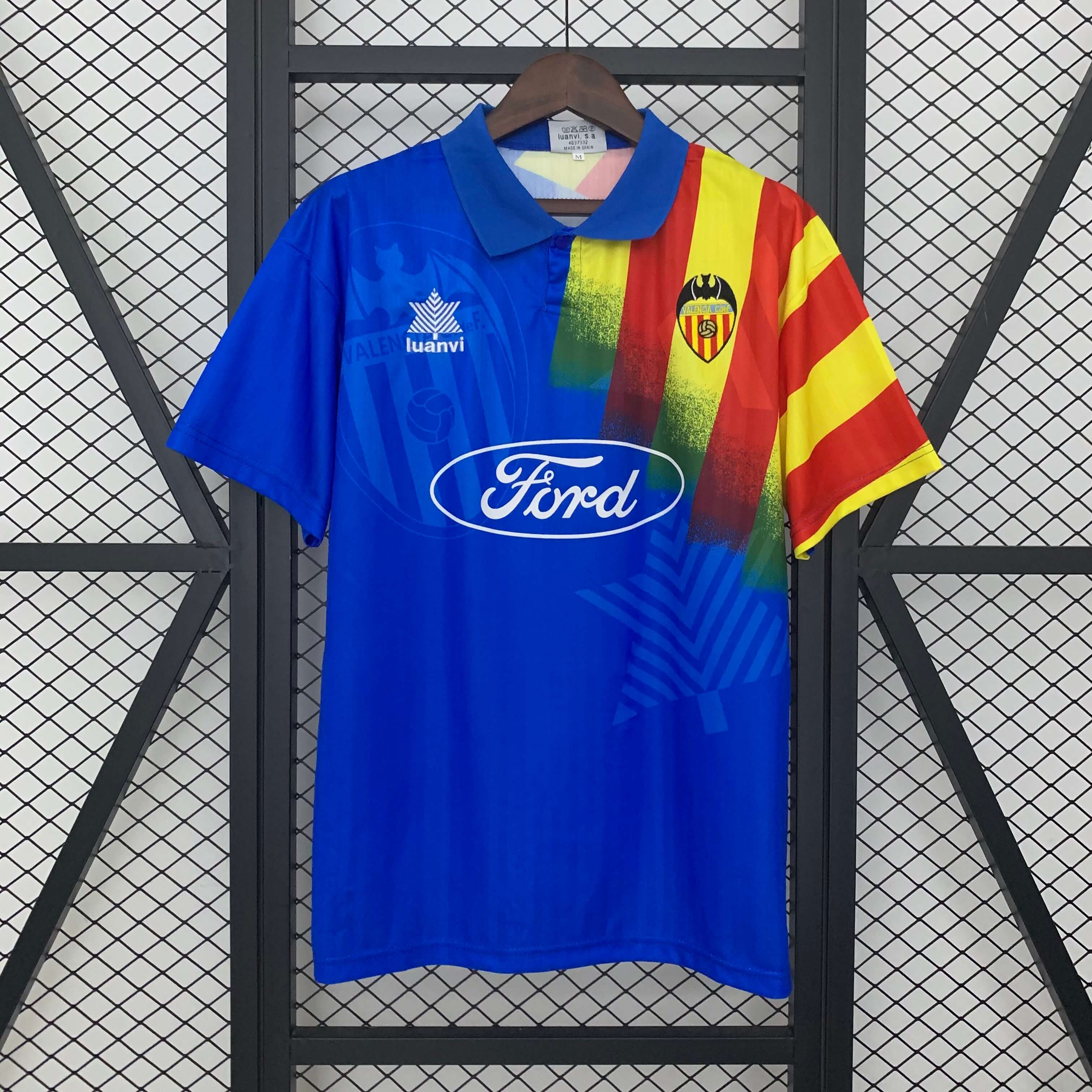1995/1996 Retro Valencia Away Football Shirt 1:1 Thai Quality