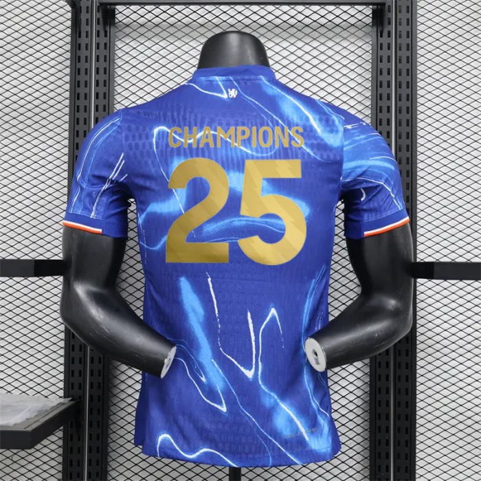 2024/2025 Player Version Chelsea Home Champions Football Jersey