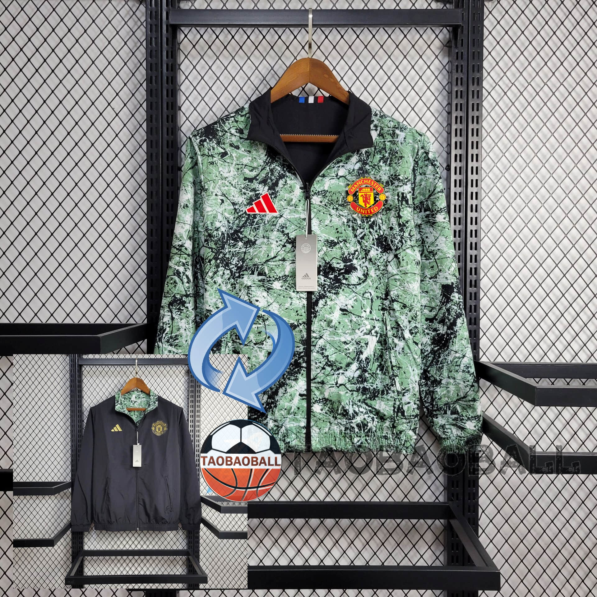 2024/2025 Manchester United Reversible Windbreaker Football Shirt