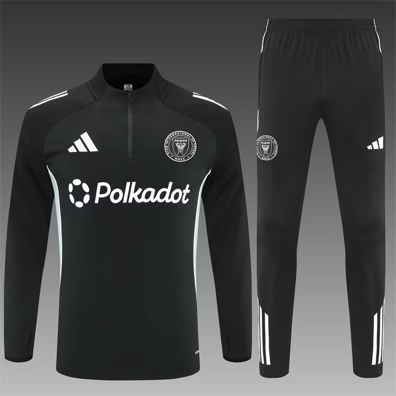 2025/2026 Inter Miami Half-Pull Training Suit Football Shirt 1:1 Thai Quality Set