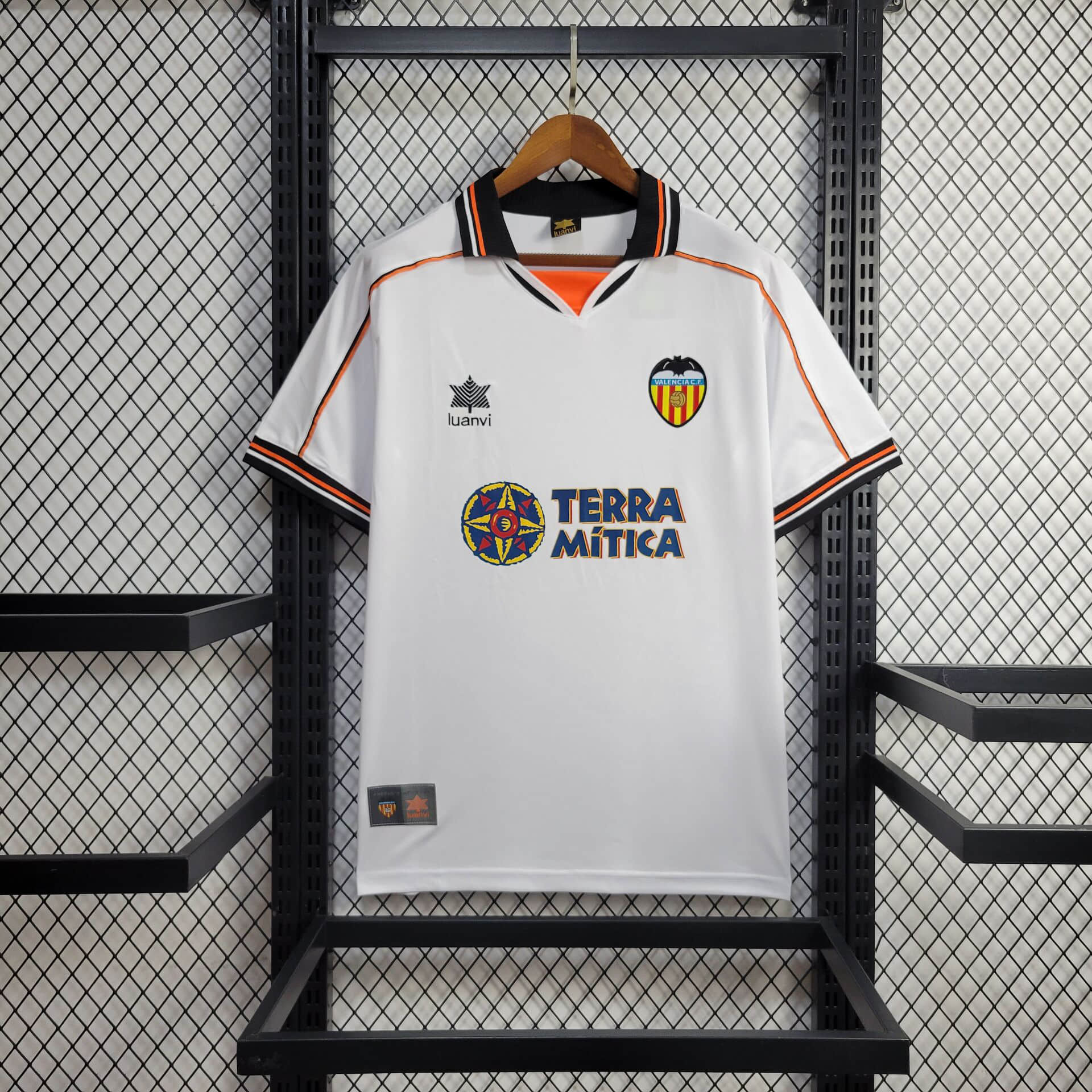 1990/2000 Retro Valencia Home Football Shirt 1:1 Thai Quality