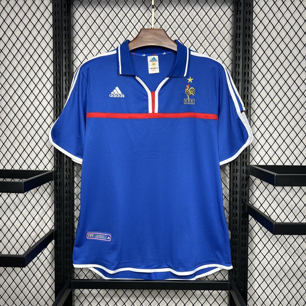 2000 Retro France Home Football Shirt 1:1 Thai Quality