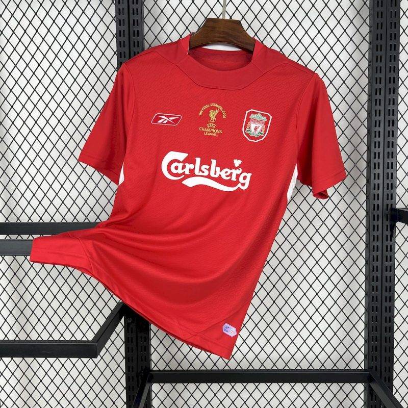 2fba69116e1db862c410548328f439d4 2005 Retro Liverpool Home Football Shirt 1:1 Thai Quality
