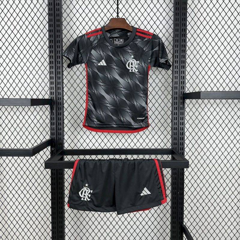 2024/2025 Flamengo Third Away Football Shirt Kids Size 1:1 Thai Quality