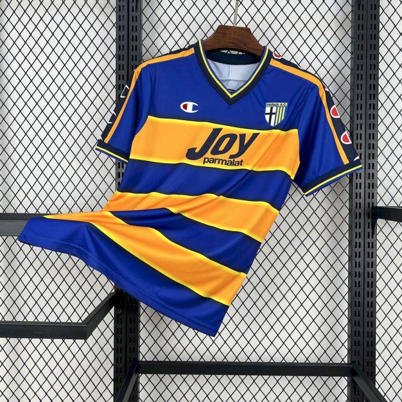 3f2d9d17a4c01feb4808e2164118145b 2001/2002 Retro Parma Home Football Shirt 1:1 Thai Quality