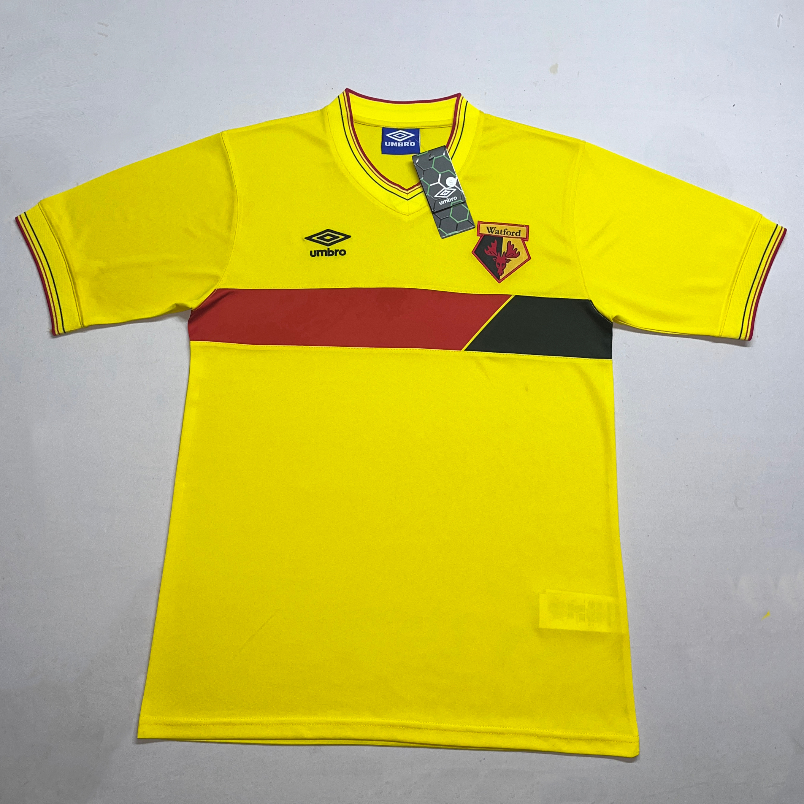 1985/1988 Retro Watford FC Home Football Shirt 1:1 Thai Quality