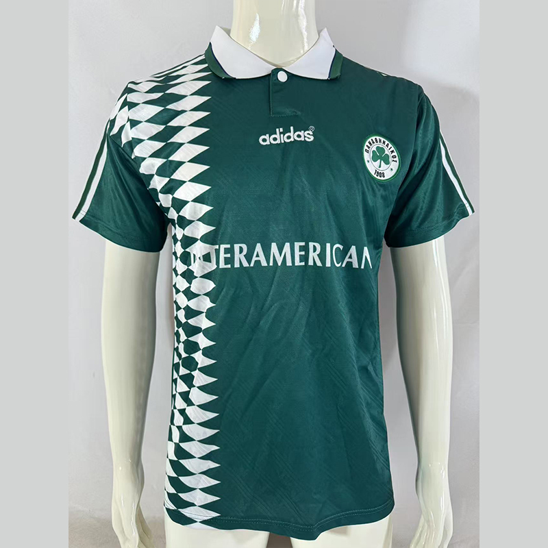 1995/1996 Retro Panathinaikos FC Home Football Shirt 1:1 Thai Quality