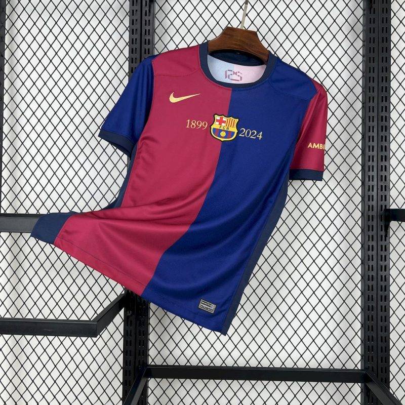 53a112b60a06a1179def11af93d1a7d3 2024/2025 Barcelona Home 125th Anniversary Football Shirt 1:1 Thai Quality
