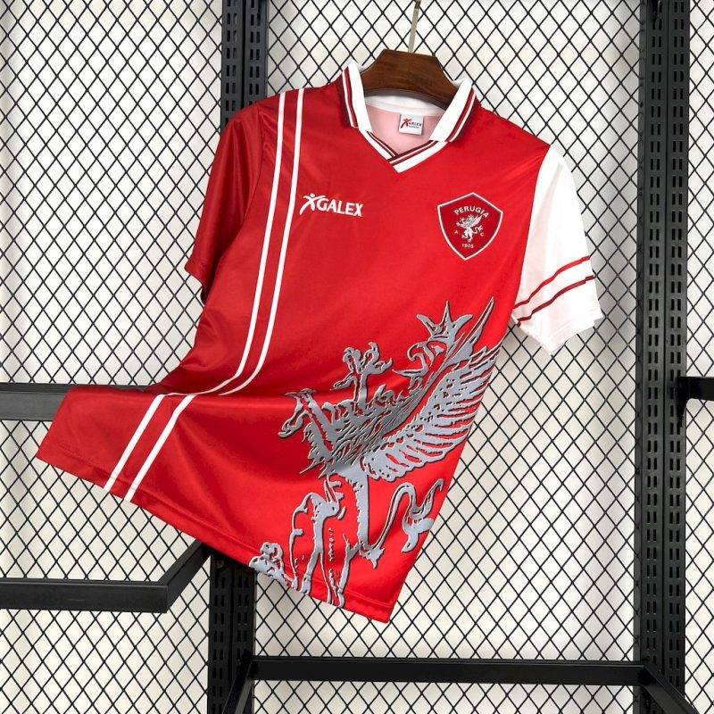 5c2600ab6e3e7a207eee19121ffa06d4 1998/1999 Retro Perugia Home Football Shirt 1:1 Thai Quality