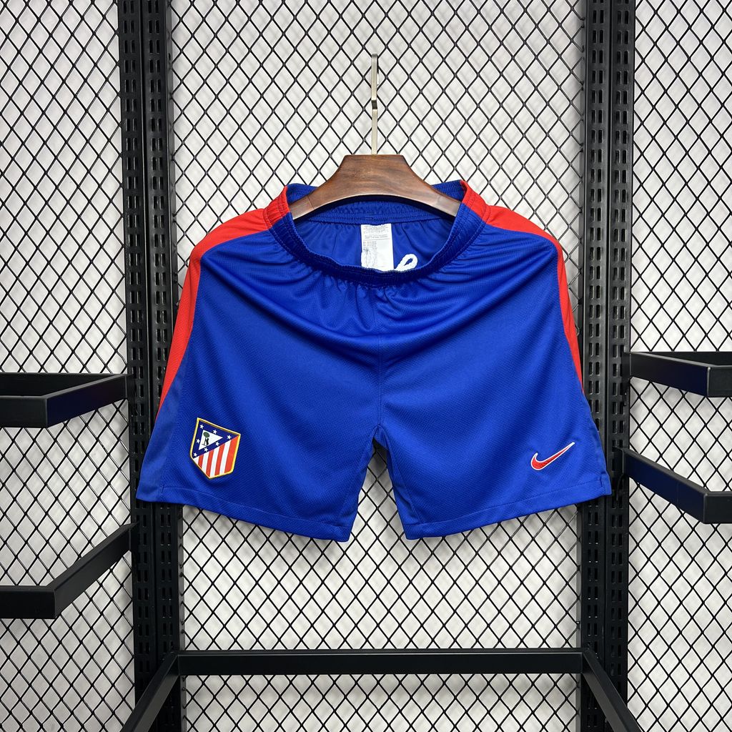 60c54503839d0985fdc7ffb3086b8762 2024/2025 Atletico Madrid Home Shorts 1:1 Thai Quality