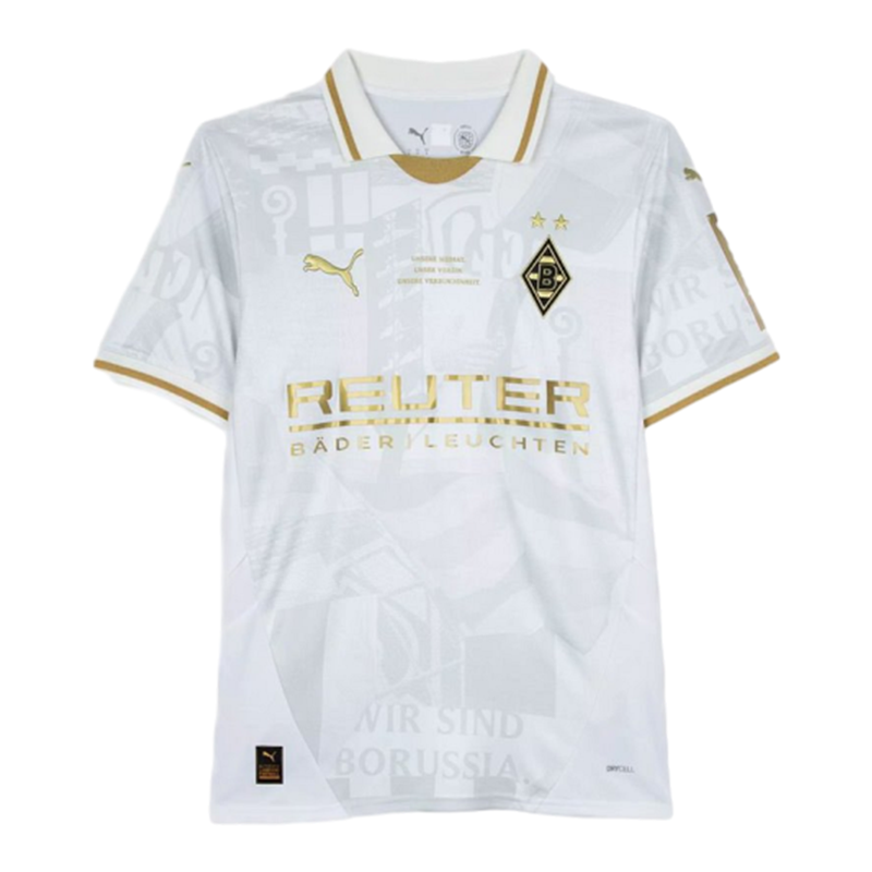 61e456cafe7d1e33851e06169e7891d0 2025/2026 Borussia Monchengladbach 125th Anniversary Football Shirt 1:1 Thai Quality