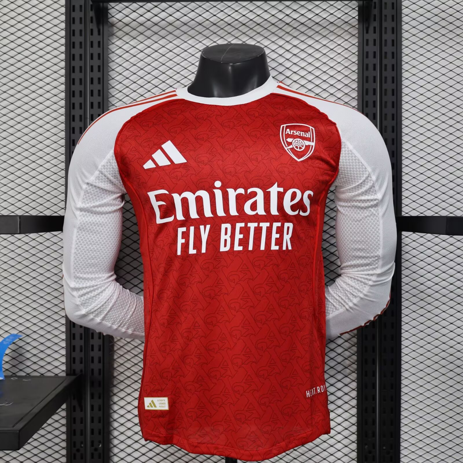 2025/2026 Long Sleeve Player Version Arsenal Home Football Shirt 1:1 Thai Quality