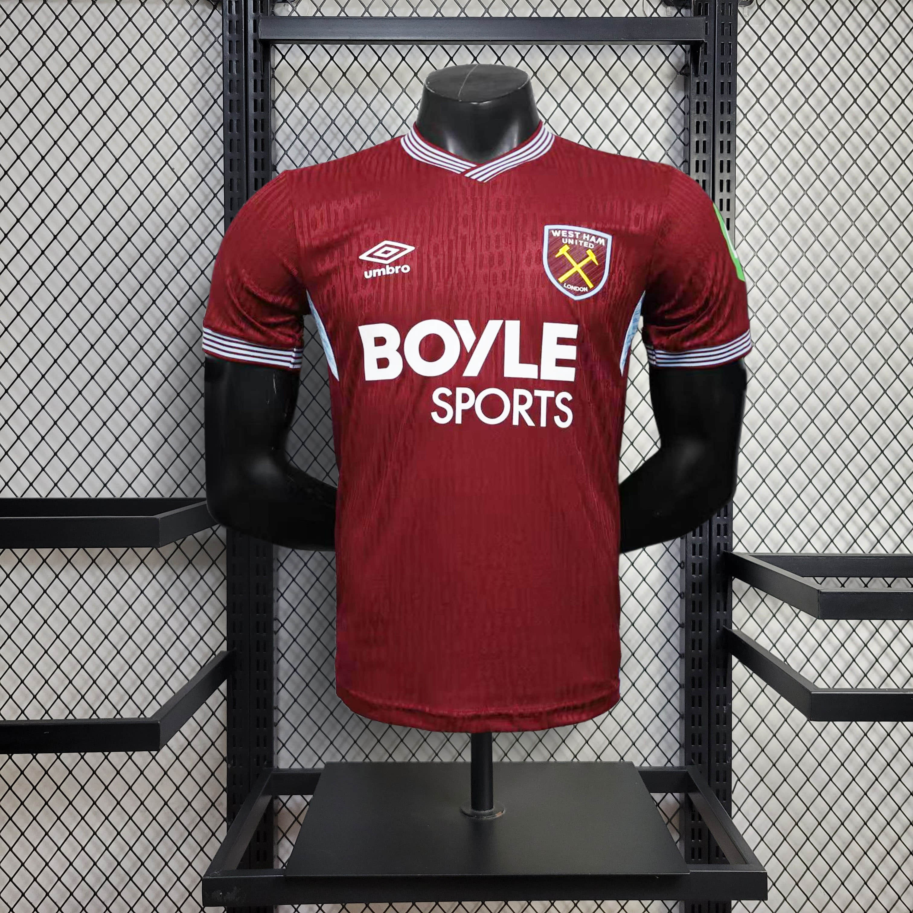 2025/2026 Player Version West Ham United Home Football Shirt 1:1 Thai Quality
