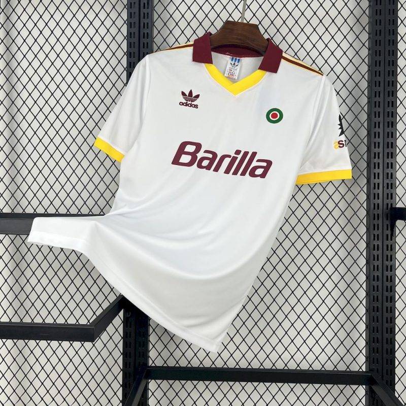89db95cad672a6b85d70d7cd45b384d2 1991/1992 Retro AS Roma Away Football Shirt 1:1 Thai Quality