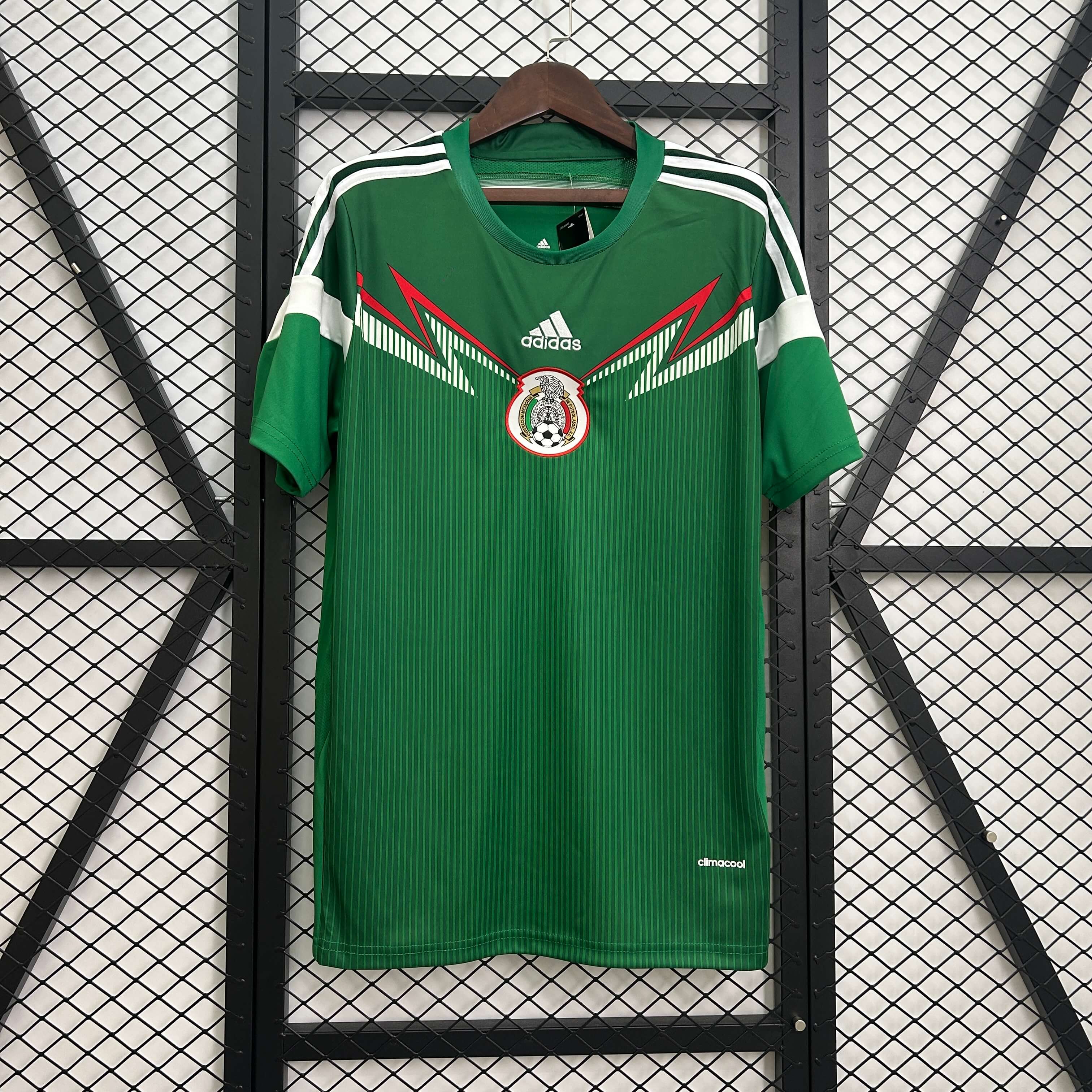 2014 Retro Mexico Home Football Shirt 1:1 Thai Quality