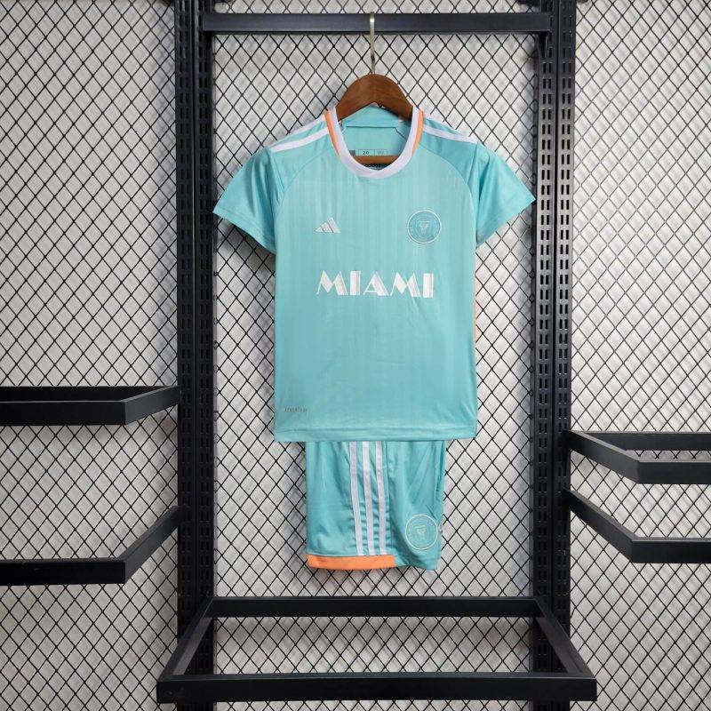 a102e4bc86044d95b128d69c4b86ae83 2024/2025 Inter Miami Third Away Football Shirt Kids Size 1:1 Thai Quality