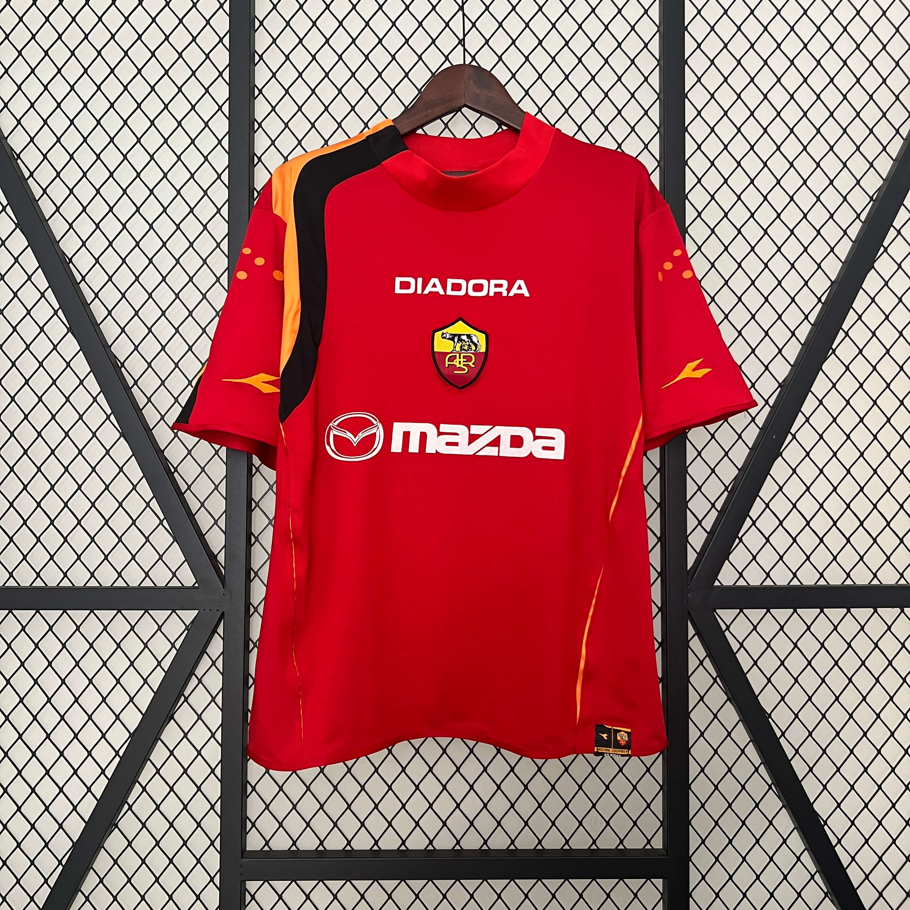 2004/2005 Retro AS Roma Home Football Shirt 1:1 Thai Quality