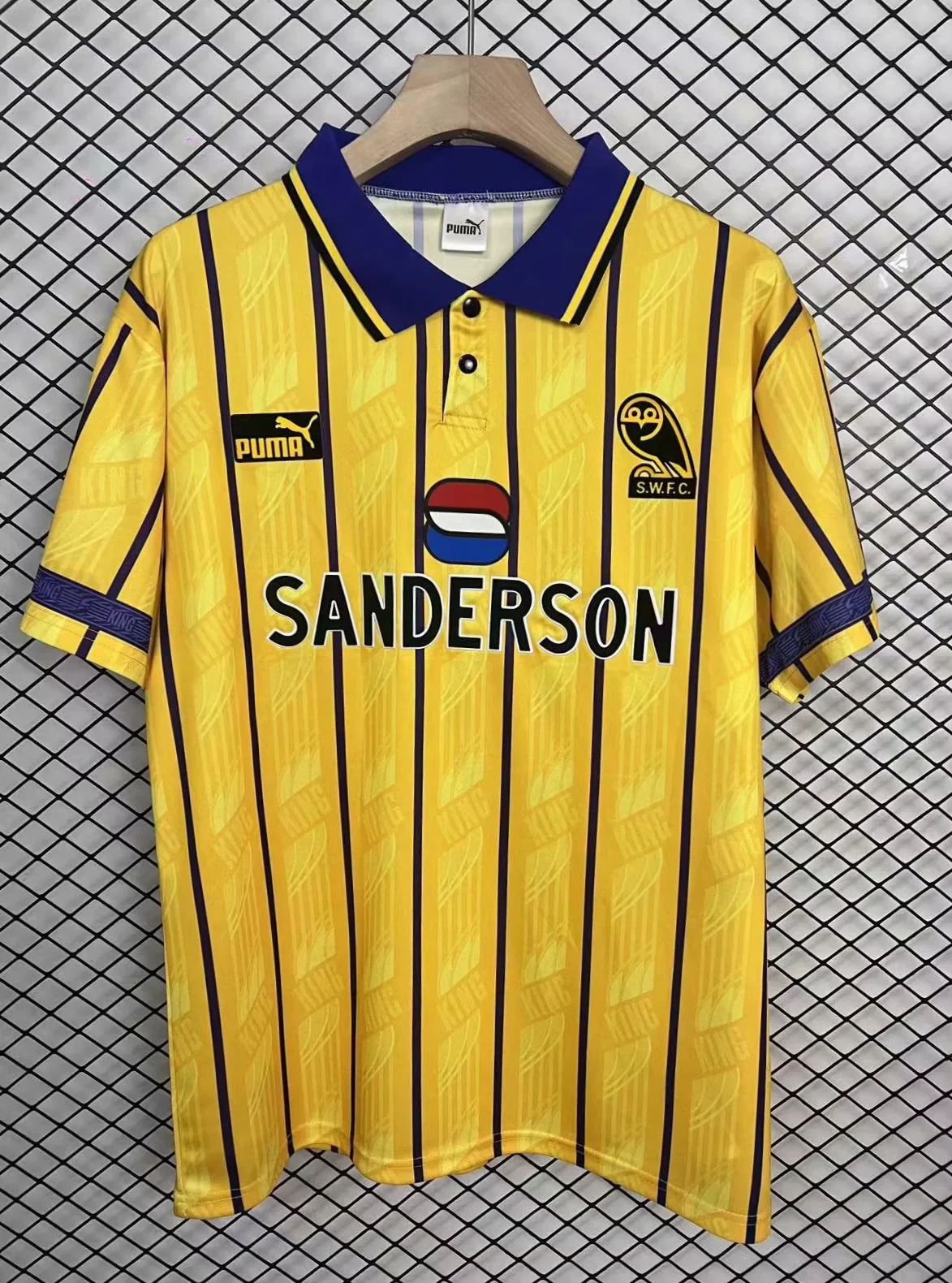 1994/1995 Retro Sheffield Wednesday Away Football Shirt 1:1 Thai Quality