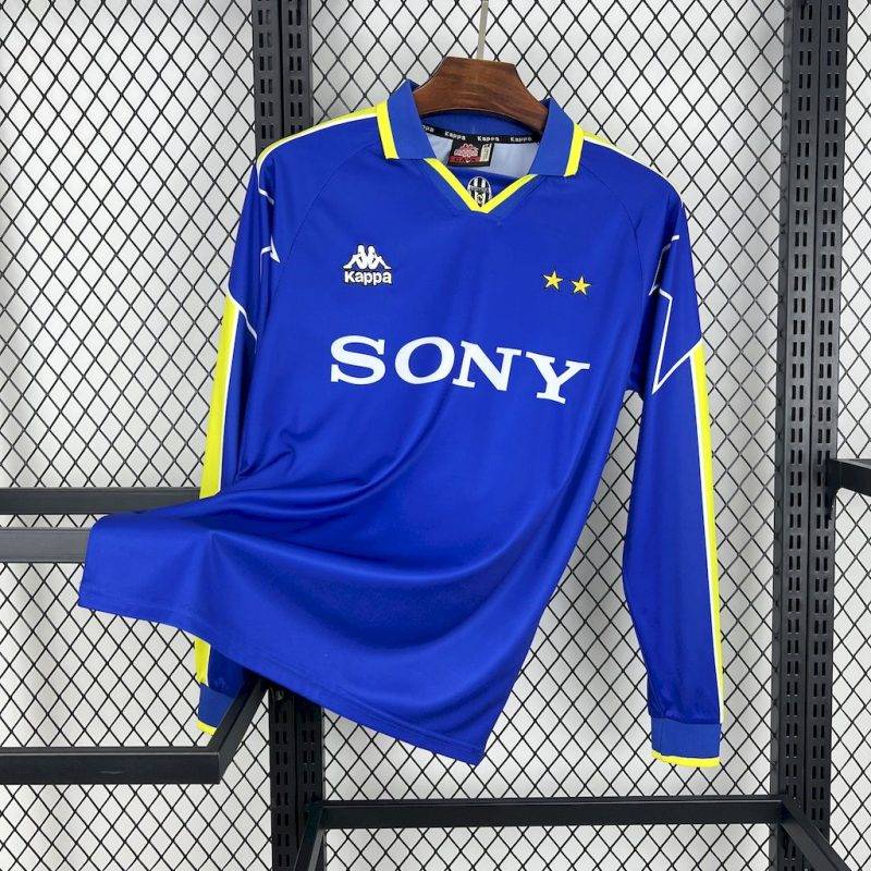 1996/1997 Retro Long Sleeve Juventus Away Football Shirt 1:1 Thai Quality