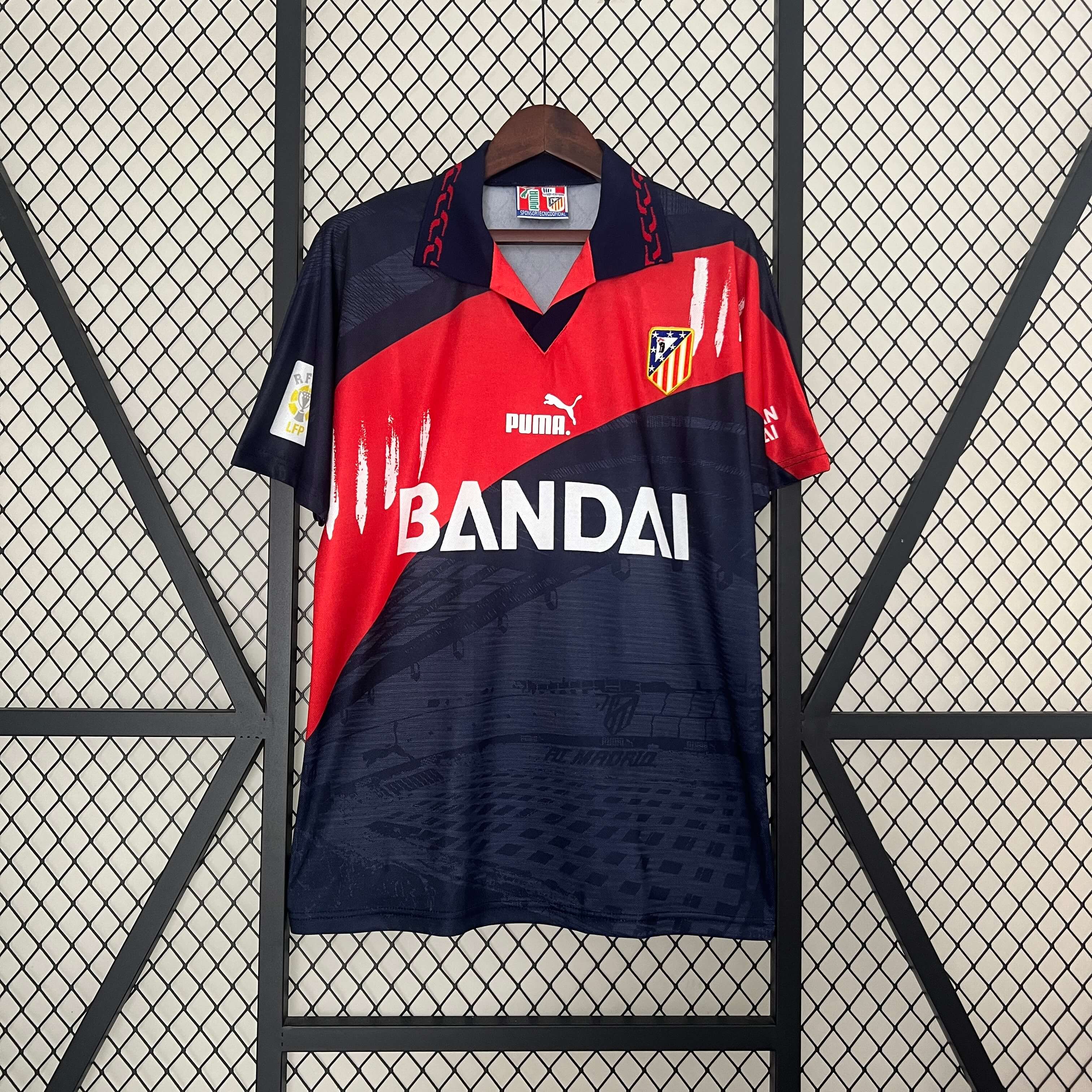 1996/1997 Retro Atletico Madrid Away Football Shirt 1:1 Thai Quality