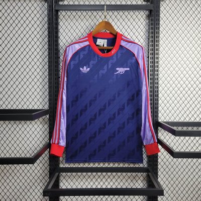 Long Sleeve Retro Arsenal Football Shirt 1:1 Thai Quality