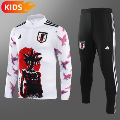 2024/2025 Japan Half-Pull Wukong White Football Shirt Kids Size