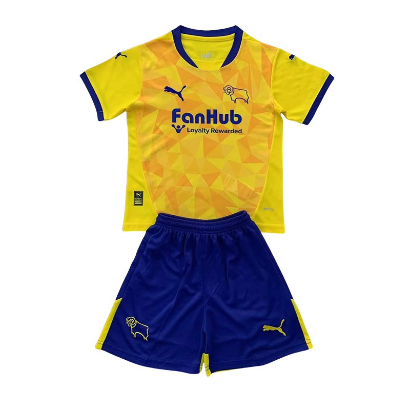e203e358e04715ddd177d71561575731 2024/2025 Derby County Third Away Football Shirt Kids Size 1:1 Thai Quality