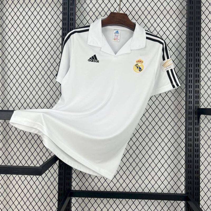 2001/2002 Retro Real Madrid Home Football Shirt 1:1 Thai Quality