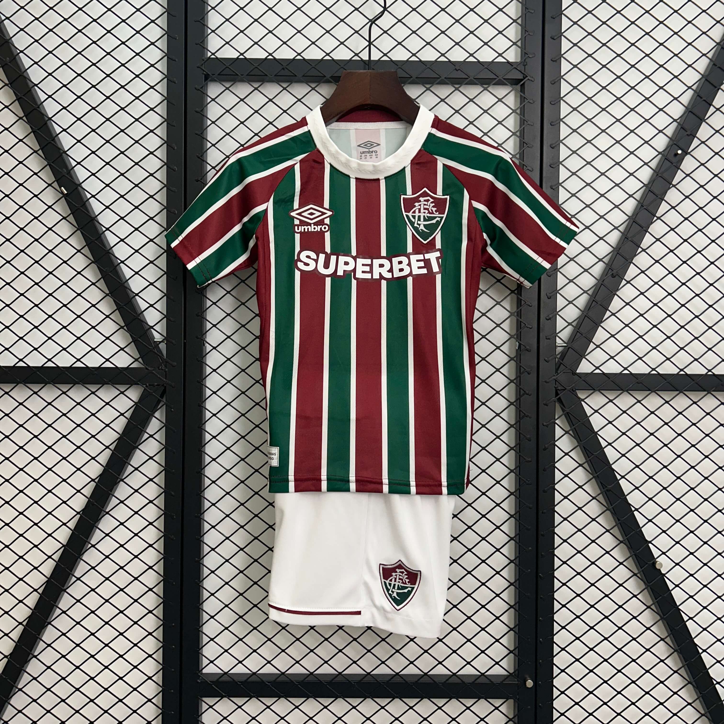 2025/2026 Fluminense Home Football Shirt Kids Size 1:1 Thai Quality