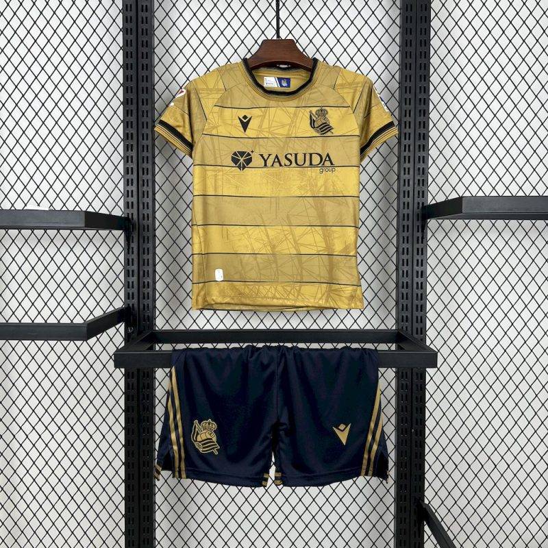 2024/2025 Real Sociedad Away Football Shirt Kids Size 1:1 Thai Quality