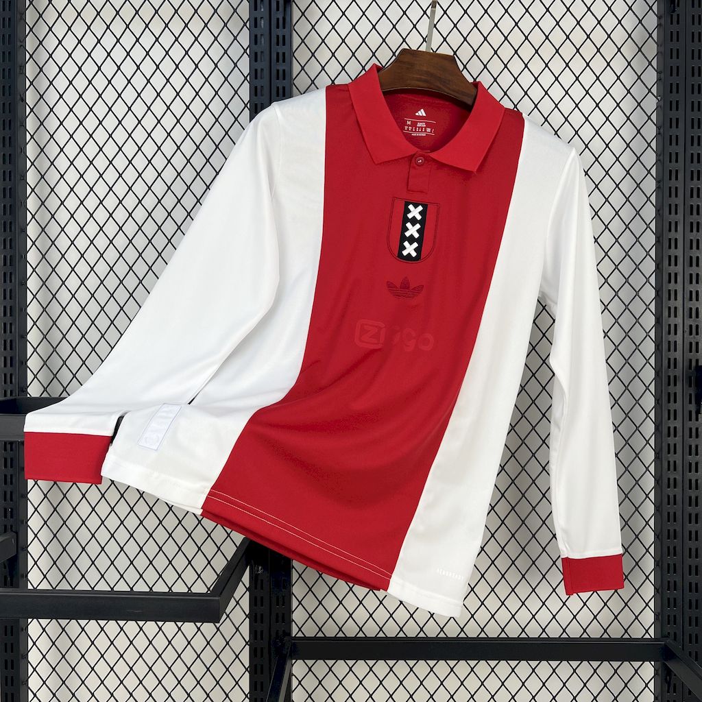 2025/2026 Long Sleeve Ajax Amsterdam Football Shirt 1:1 Thai Quality