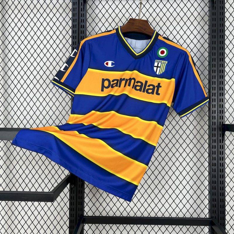 ffafe4405109c68719077745e49b6c1e 2002/2003 Retro Parma Home Football Shirt 1:1 Thai Quality