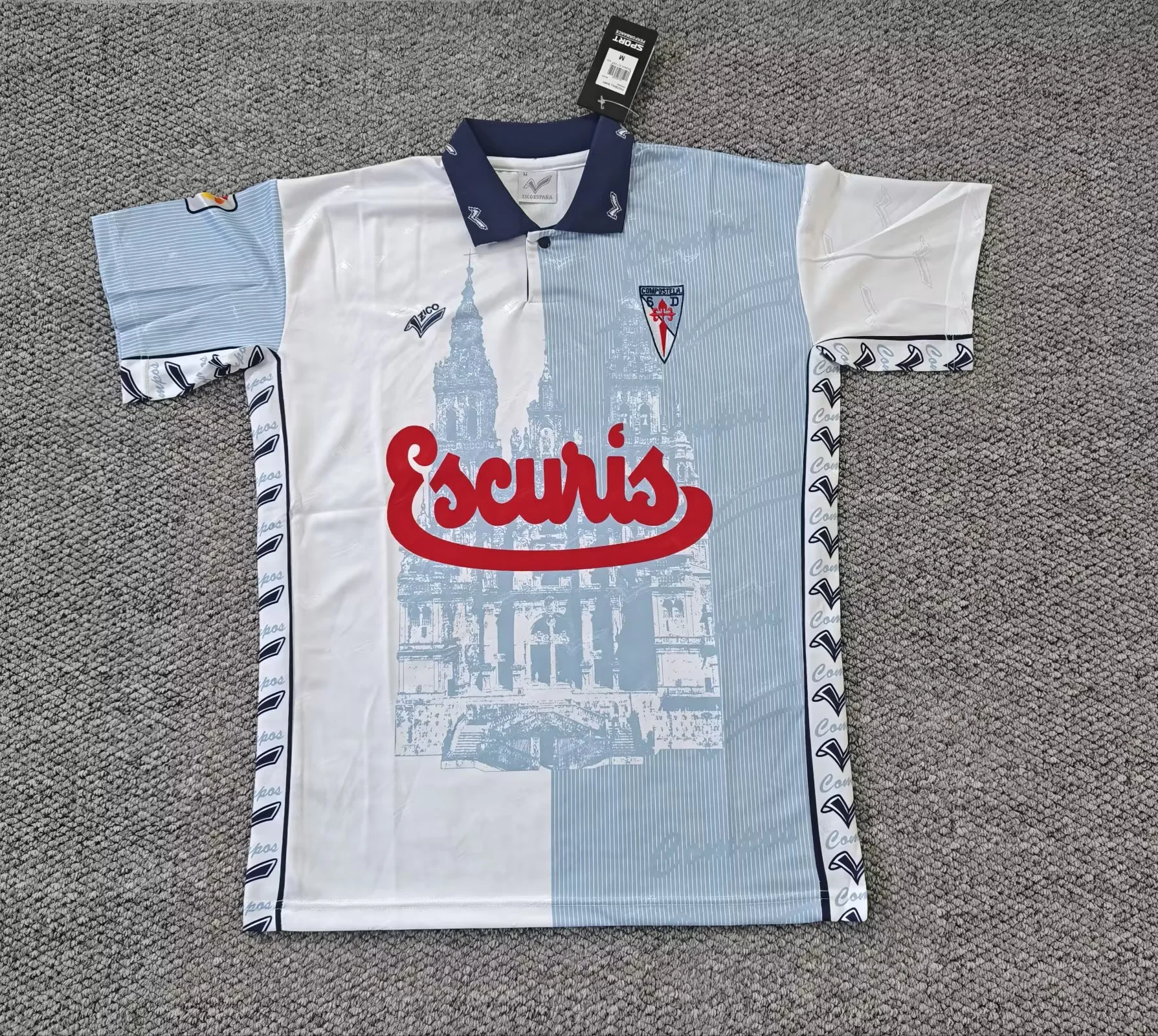 1997/1999 Retro Compostela Home Football Shirt 1:1 Thai Quality