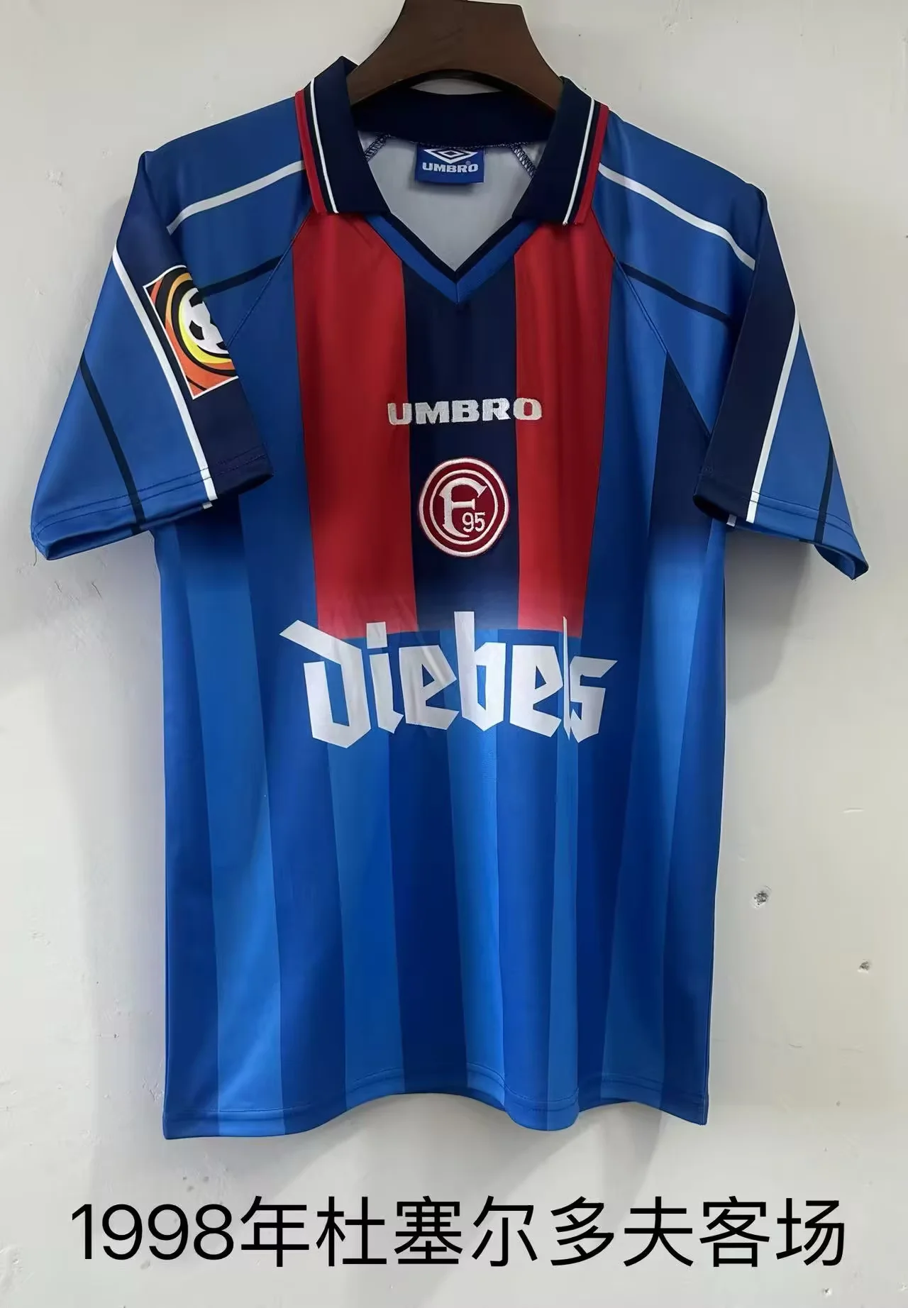 6a4dc8a71a70e12dd9ec4e8908ca381d 1998/1999 Retro Fortuna Dusseldorf Away Football Shirt 1:1 Thai Quality
