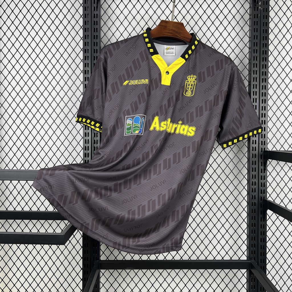 1993/1994 Retro Real Oviedo Vetusta Away Football Shirt 1:1 Thai Quality