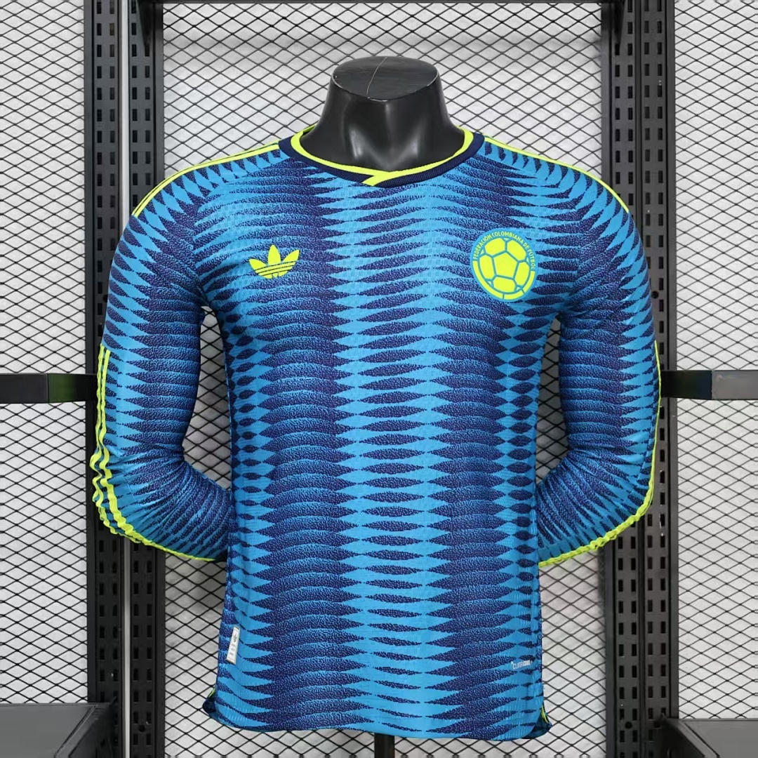 2026 Long Sleeve Player Version Colombia Away World Cup Football Shirt 1:1 Thai Quality