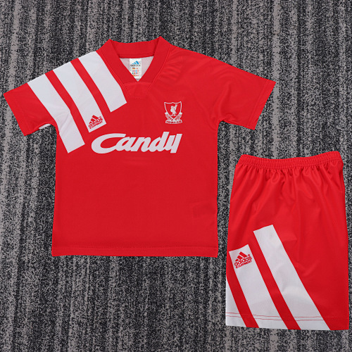 1991/1992 Retro Liverpool Home Football Shirt Kids Size 1:1 Thai Quality
