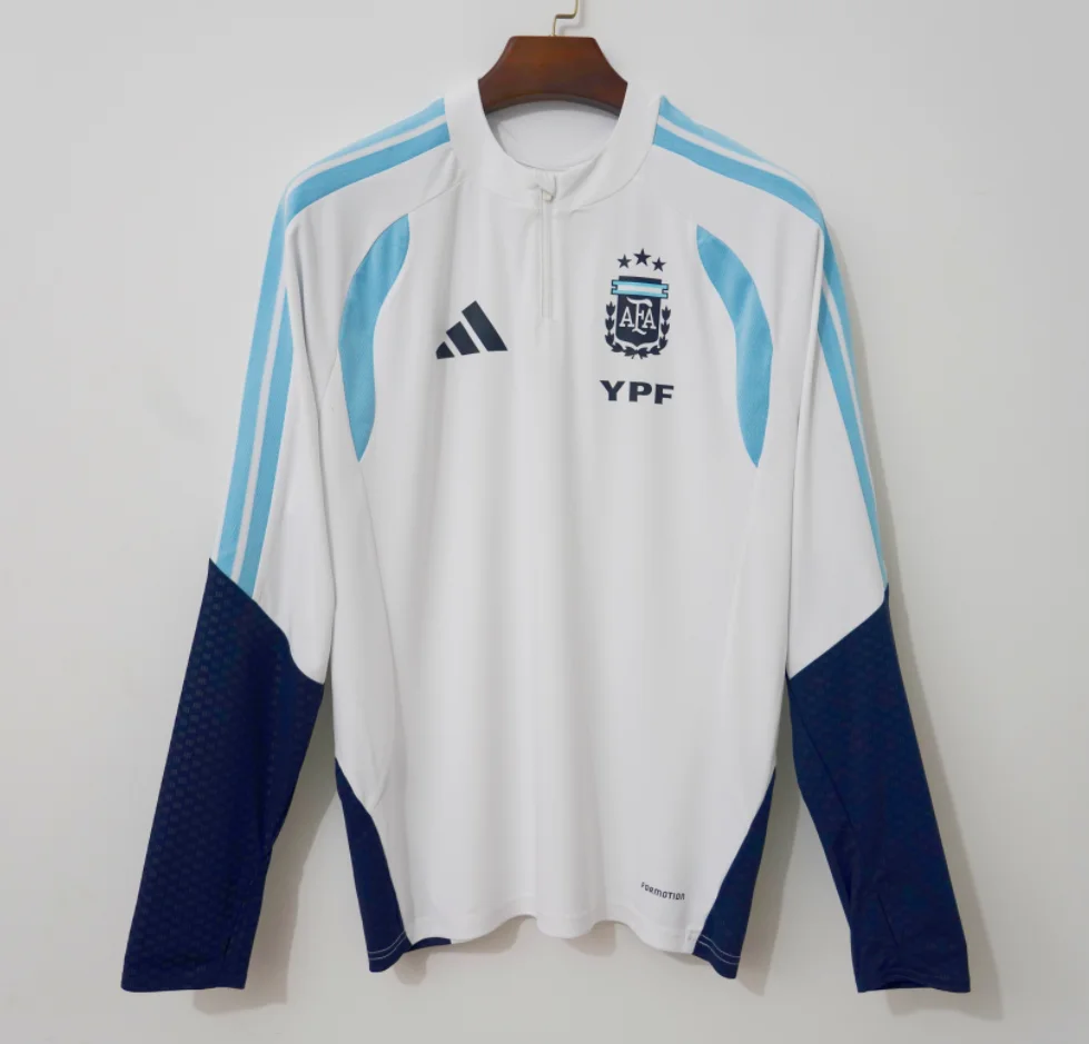 2026 Argentina Half-Pull Jacket Football Shirt