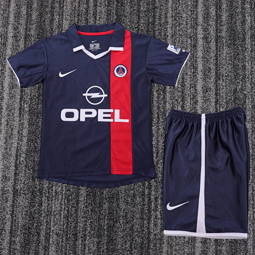 2001/2002 Retro Paris Saint-Germain Home Football Shirt Kids Size 1:1 Thai Quality