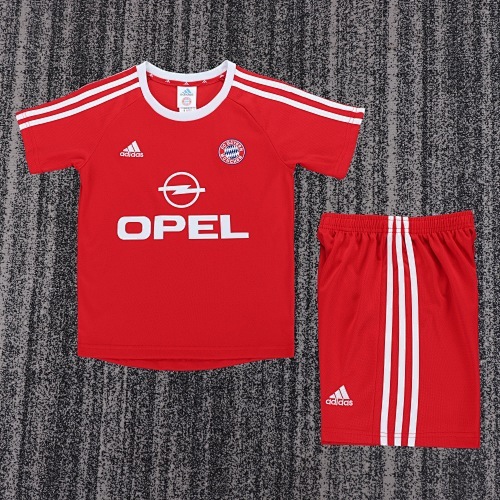 2001/2002 Retro Bayern Munchen Home Football Shirt Kids Size 1:1 Thai Quality