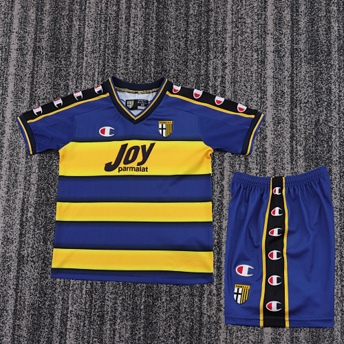 2001/2002 Retro Parma Home Football Shirt Kids Size 1:1 Thai Quality