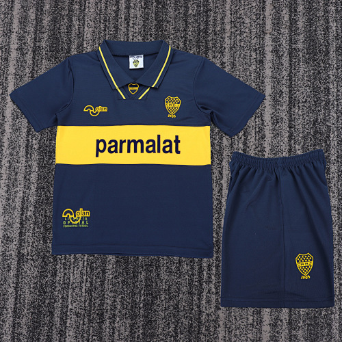 1993/1995 Retro Boca Juniors Home Football Shirt Kids Size 1:1 Thai Quality