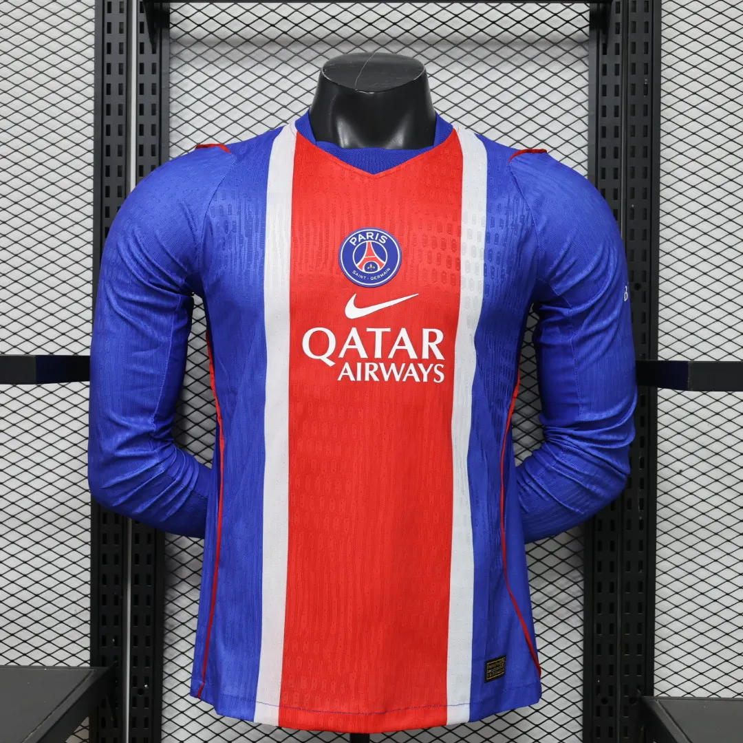 2026/2027 Player Version Long Sleeve Paris Saint-Germain Home Football Shirt 1:1 Thai Quality