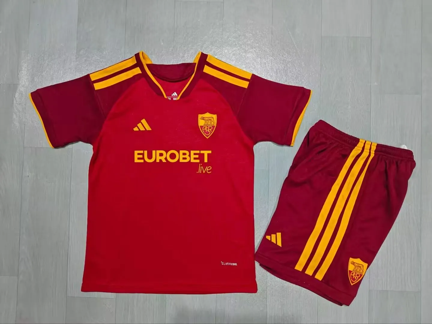 2026/2027 AS Roma Home Football Shirt Kids Size 1:1 Thai Quality