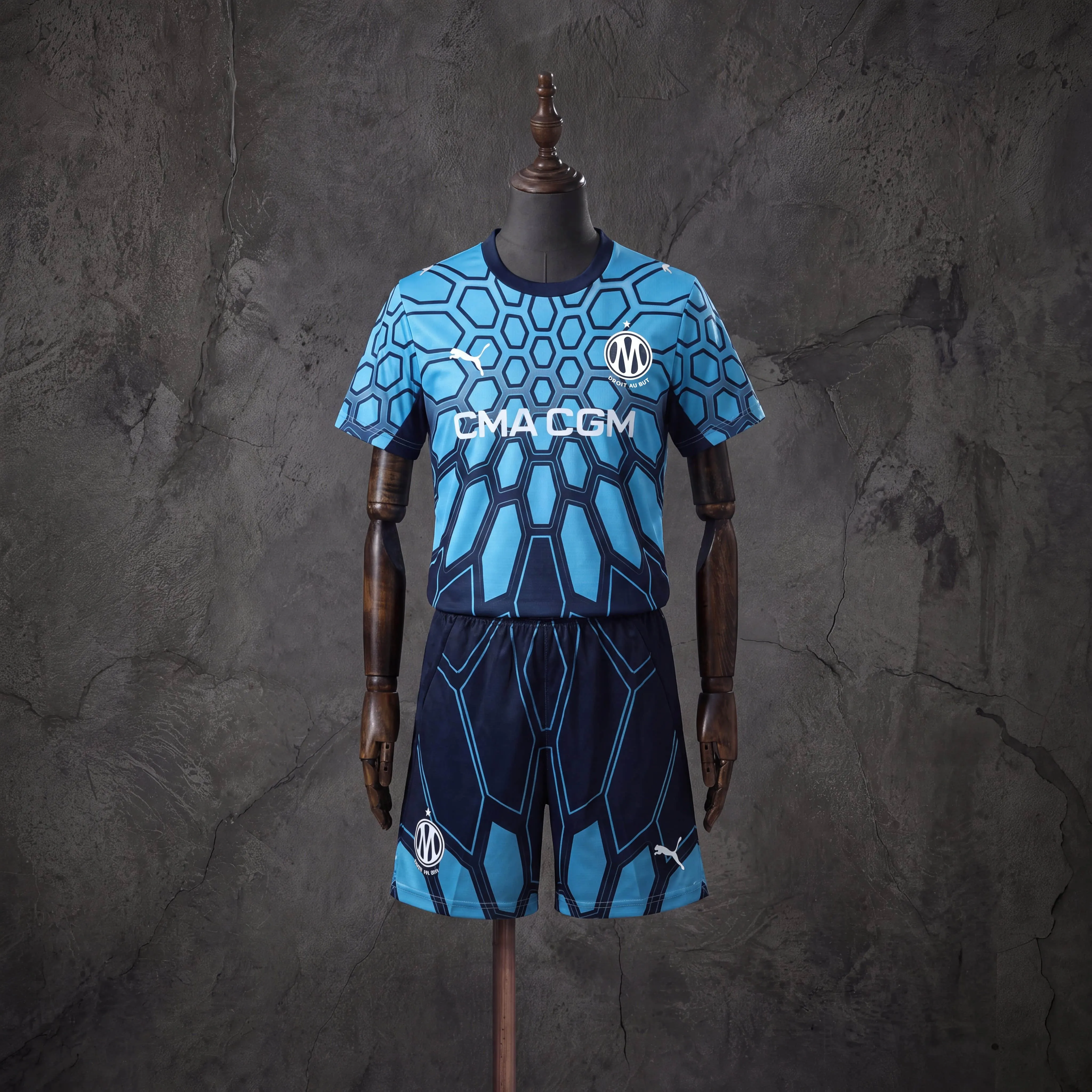 2026/2027 Olympique Marseille Goalkeeper Football Shirt Kids Size 1:1 Thai Quality