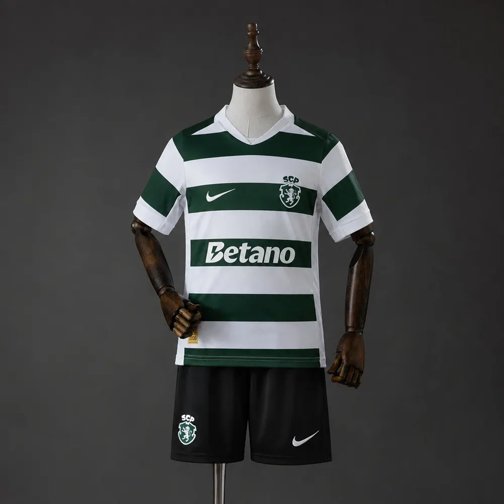 2026/2027 Sporting Home Football Shirt Kids Size 1:1 Thai Quality