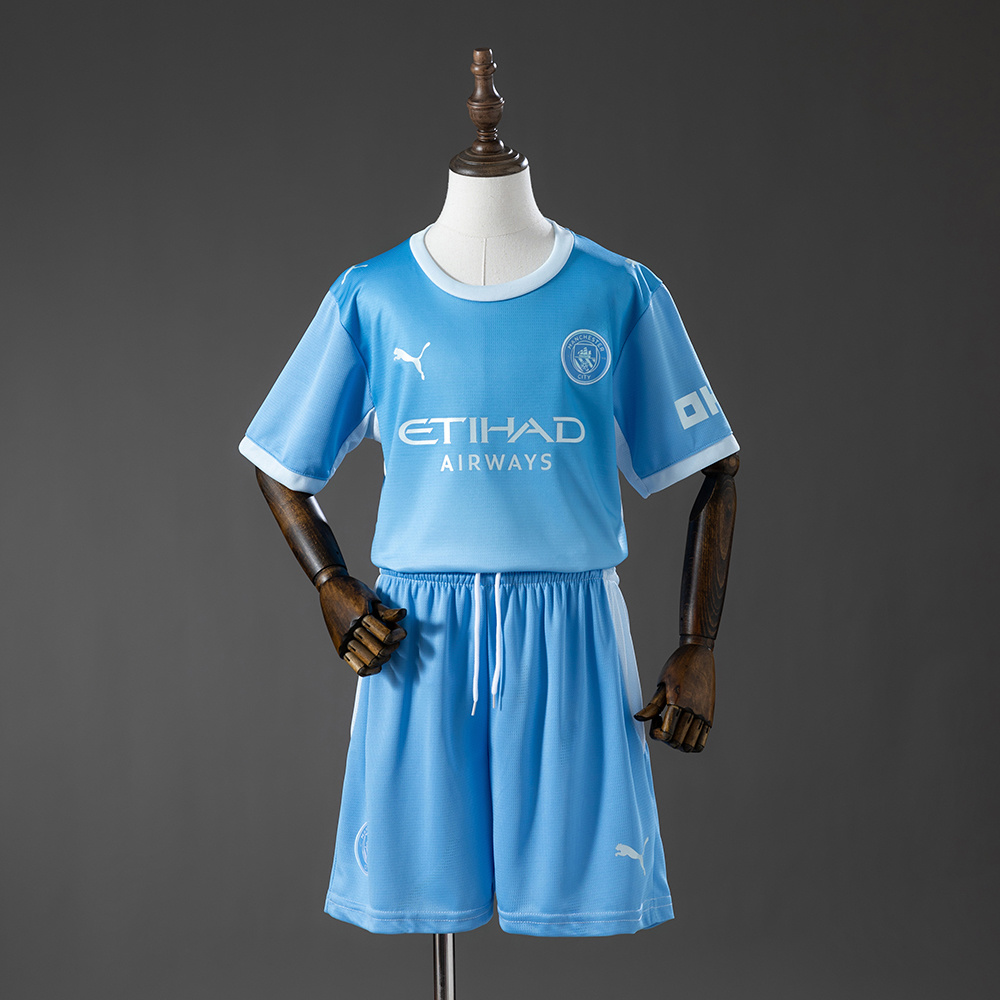 2026/2027 Manchester City Home Football Shirt 1:1 Thai Quality Kids Size