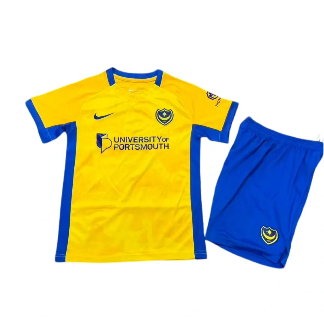 2026/2027 Portsmouth Away Football Shirt Kids Size 1:1 Thai Quality